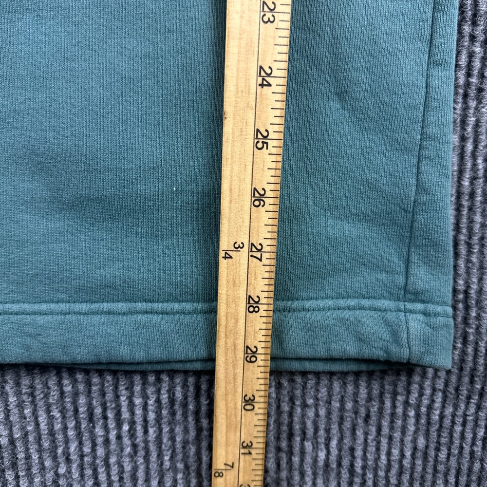 Vintage 1998 Harley Davidson Meredith NH Quarter Zip Sweatshirt Teal Green Mens - Picture 8 of 9